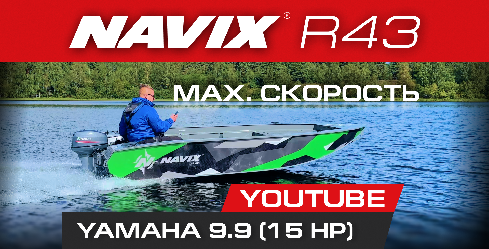 Navix R43 + Yamaha 9.9. An honest speed test!